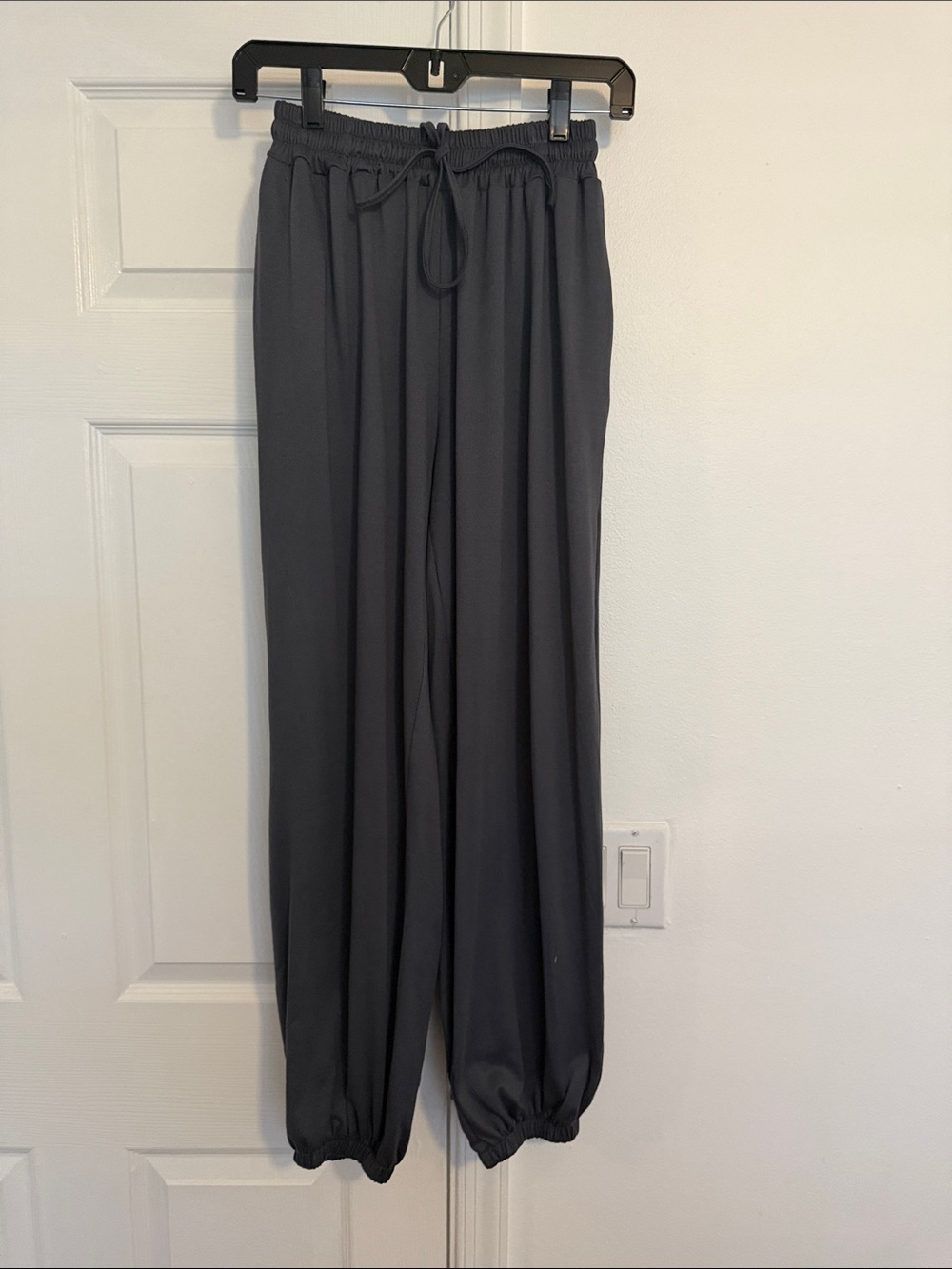 SHEIN Dark Gray Drawstring Jogger Pants